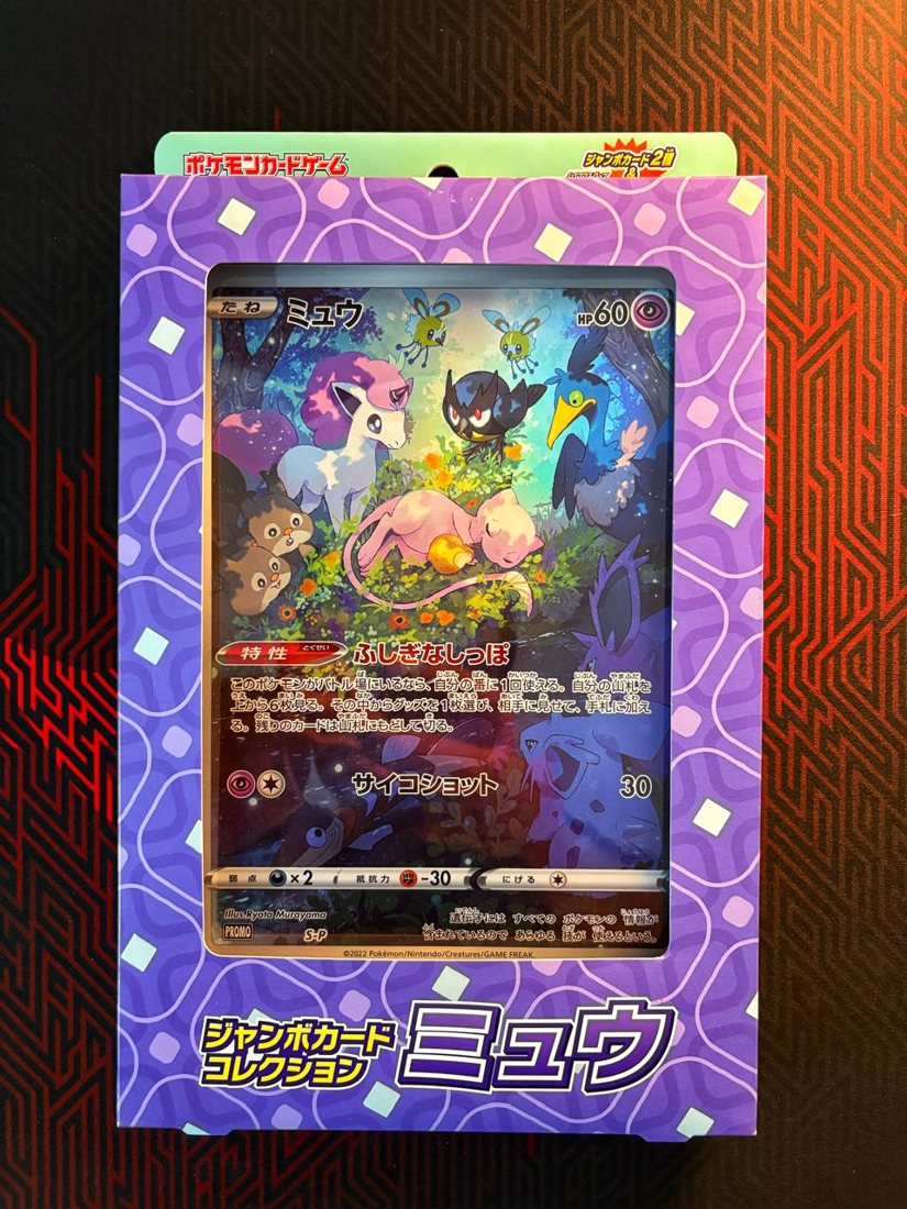 Two Pokémon trading cards in protective cases
